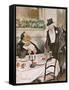 Replete Diners 1904-Abel Faivre-Framed Stretched Canvas