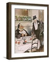 Replete Diners 1904-Abel Faivre-Framed Art Print