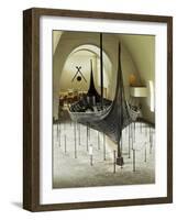 Replica of a Viking Ship, Oseberg, Oslo, Norway, Scandinavia-G Richardson-Framed Photographic Print