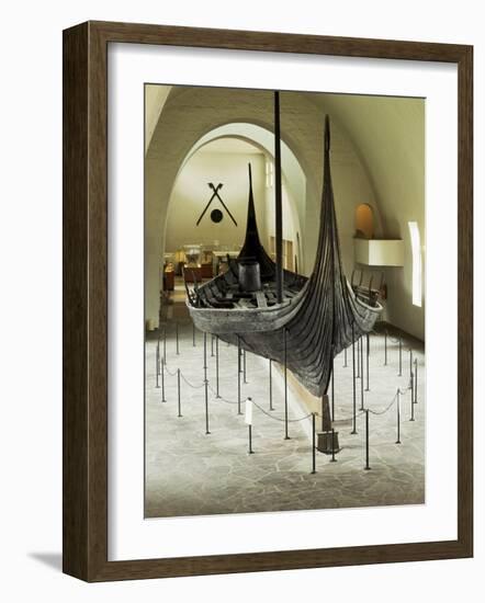 Replica of a Viking Ship, Oseberg, Oslo, Norway, Scandinavia-G Richardson-Framed Photographic Print