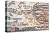 Replica Of Antique Madaba Map Of Holy Land-vvoevale-Stretched Canvas