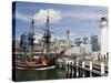 Replica of Captain Cook's Endeavour, National Maritime Museum, Darling Harbour, Sydney, Australia-Jochen Schlenker-Stretched Canvas