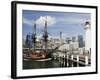 Replica of Captain Cook's Endeavour, National Maritime Museum, Darling Harbour, Sydney, Australia-Jochen Schlenker-Framed Photographic Print