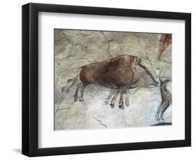 Replica of Cave Painting of Boar from Altamira Cave-null-Framed Premium Giclee Print