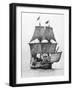 Replica of Mayflower Sailing-null-Framed Photographic Print