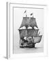 Replica of Mayflower Sailing-null-Framed Photographic Print