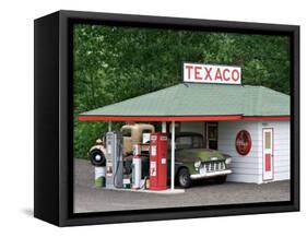 Replica of Old Texaco Station near St. John, Washington, USA-Charles Sleicher-Framed Stretched Canvas