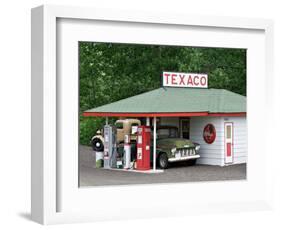 Replica of Old Texaco Station near St. John, Washington, USA-Charles Sleicher-Framed Photographic Print