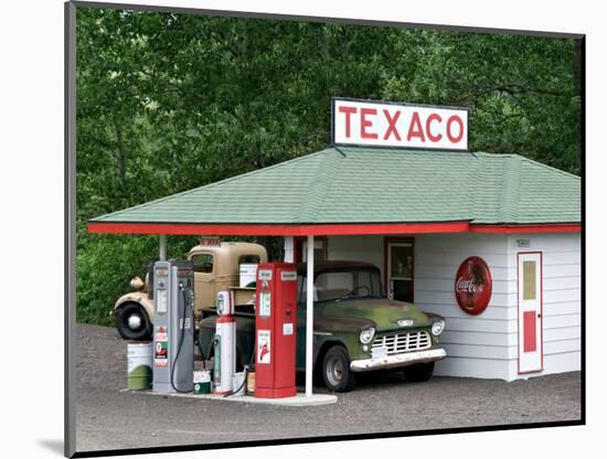 Replica of Old Texaco Station near St. John, Washington, USA-Charles Sleicher-Mounted Photographic Print