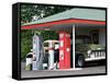 Replica of Old Texaco Station near St. John, Washington, USA-Charles Sleicher-Framed Stretched Canvas