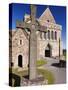 Replica of St. John's Cross Stands Proudly in Front of Iona Abbey, Isle of Iona, Scotland-Patrick Dieudonne-Stretched Canvas
