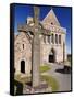 Replica of St. John's Cross Stands Proudly in Front of Iona Abbey, Isle of Iona, Scotland-Patrick Dieudonne-Framed Stretched Canvas