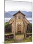 Replica of the church of Tjodhilde. The settlement Qassiarsuk.-Martin Zwick-Mounted Photographic Print