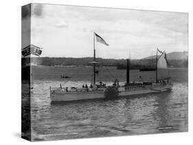 Replica of the Clermont Steamship-null-Stretched Canvas