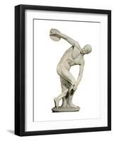 Replica of the Discobolus of Myron-null-Framed Art Print