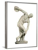 Replica of the Discobolus of Myron-null-Framed Art Print