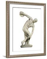 Replica of the Discobolus of Myron-null-Framed Art Print