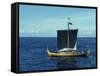 Replica of the Gokstad Viking Ship, Norway, Scandinavia, Europe-Lomax David-Framed Stretched Canvas