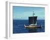 Replica of the Gokstad Viking Ship, Norway, Scandinavia, Europe-Lomax David-Framed Photographic Print