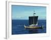 Replica of the Gokstad Viking Ship, Norway, Scandinavia, Europe-Lomax David-Framed Photographic Print