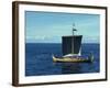 Replica of the Gokstad Viking Ship, Norway, Scandinavia, Europe-Lomax David-Framed Photographic Print