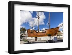 Replica of the Ship Santa Maria of Christoph Columbus, the Museum of Naval, La Palma-Gerhard Wild-Framed Photographic Print