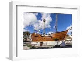 Replica of the Ship Santa Maria of Christoph Columbus, the Museum of Naval, La Palma-Gerhard Wild-Framed Photographic Print