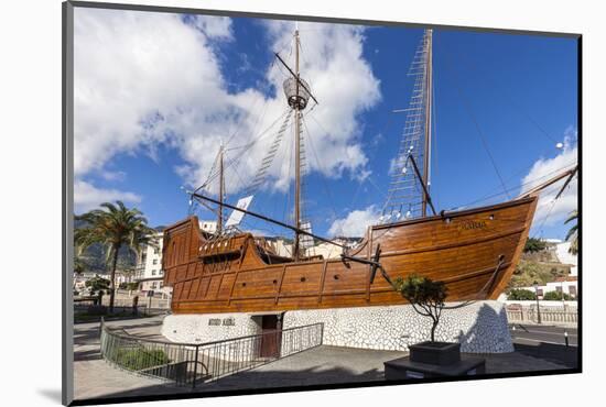 Replica of the Ship Santa Maria of Christoph Columbus, the Museum of Naval, La Palma-Gerhard Wild-Mounted Photographic Print