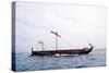 Replica of the Trireme 'Olympia' at Sea-null-Stretched Canvas