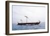 Replica of the Trireme 'Olympia' at Sea-null-Framed Photographic Print