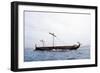 Replica of the Trireme 'Olympia' at Sea-null-Framed Photographic Print