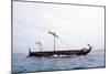 Replica of the Trireme 'Olympia' at Sea-null-Mounted Photographic Print