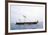 Replica of the Trireme 'Olympia' at Sea-null-Framed Photographic Print