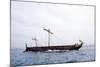 Replica of the Trireme 'Olympia' at Sea-null-Mounted Photographic Print