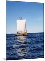 Replica of the Viking Oseberg Ship, Haholmen, West Norway, Norway, Scandinavia-David Lomax-Mounted Photographic Print