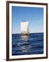 Replica of the Viking Oseberg Ship, Haholmen, West Norway, Norway, Scandinavia-David Lomax-Framed Photographic Print