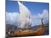 Replica, Oseberg, Viking Ship, West Norway, Norway, Scandinavia-David Lomax-Mounted Photographic Print