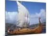 Replica, Oseberg, Viking Ship, West Norway, Norway, Scandinavia-David Lomax-Mounted Photographic Print