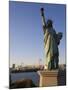 Replica Statue of Liberty, Tokyo Tower, Rainbow Bridge, Tokyo Bay, Tokyo, Japan-Gavin Hellier-Mounted Photographic Print