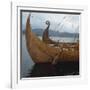 Replica Viking Ships, Oseberg and Gaia, Haholmen, West Norway, Norway, Scandinavia, Europe-David Lomax-Framed Photographic Print