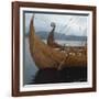 Replica Viking Ships, Oseberg and Gaia, Haholmen, West Norway, Norway, Scandinavia, Europe-David Lomax-Framed Photographic Print