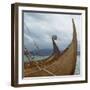 Replica Viking Ships, Oseberg and Gaia, Haholmen, West Norway, Norway, Scandinavia, Europe-David Lomax-Framed Photographic Print