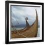 Replica Viking Ships, Oseberg and Gaia, Haholmen, West Norway, Norway, Scandinavia, Europe-David Lomax-Framed Photographic Print