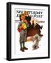 "Report Card," Saturday Evening Post Cover, March 25, 1939-Frances Tipton Hunter-Framed Giclee Print