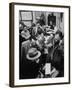 Reporters at White House after Dwight D. Eisenhower's Stroke-null-Framed Photographic Print