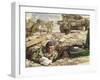 Reporting from the Normandy Landings-Pat Nicolle-Framed Giclee Print