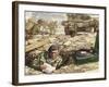 Reporting from the Normandy Landings-Pat Nicolle-Framed Giclee Print