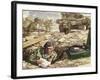 Reporting from the Normandy Landings-Pat Nicolle-Framed Giclee Print