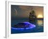 Reports of Strange Glowing Objects Have Been Common Throughout Maritime History-Stocktrek Images-Framed Photographic Print