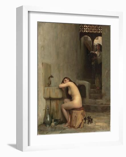 Repos Au Bain, 1888-Theodore Jacques Ralli-Framed Giclee Print